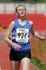 Josie Cram (Morpeth) wins the 800 metres.